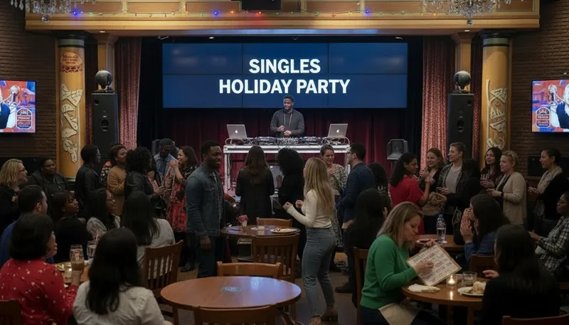🎉Singles Holiday Party (Live Show, DJ & Games)