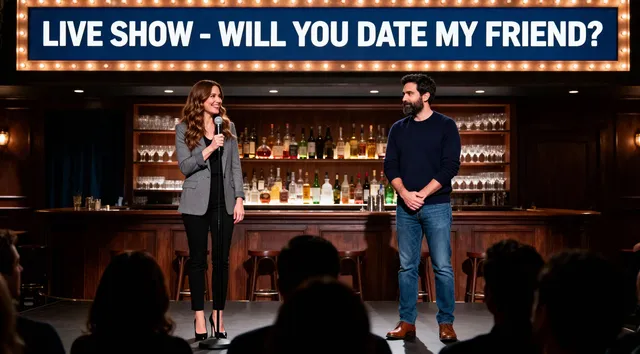 Date My Friend Live Show at the Singles Year-end Party